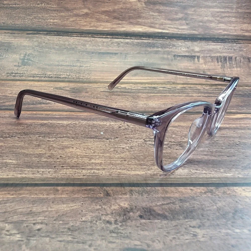 Warby Parker Madeleine M 632 Translucent Purple Cat Eye Eyeglasses 50-19-140